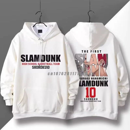 Popular Hallyu Anime Slam Dunk Mens Sports Hoodie Men Women Casual Vintage Sweatshirt Oversize Male Hoodies Men Cool Streetwear